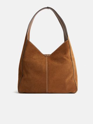 Heckfield Suede Tote | Tan