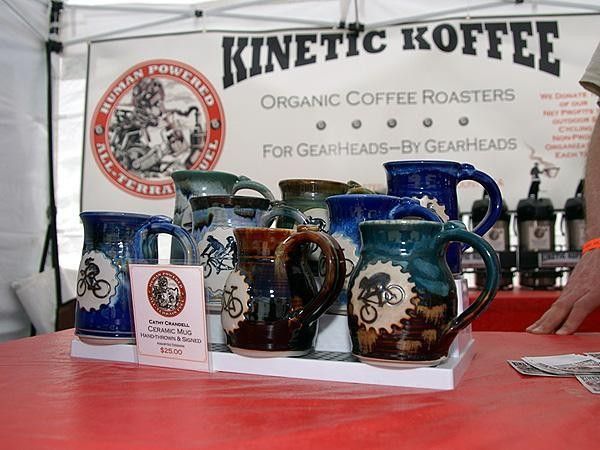 Kinetic Koffee is still at it, this time with some one-off mugs courtesy of Cathy Crandell.