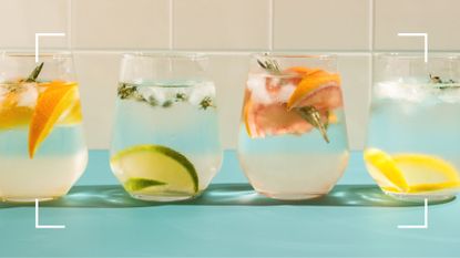 Sparkling water in glasses, representing the various alternatives to alcohol available