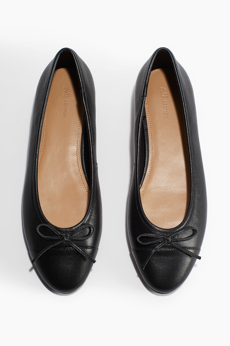 Leather Ballet Flats