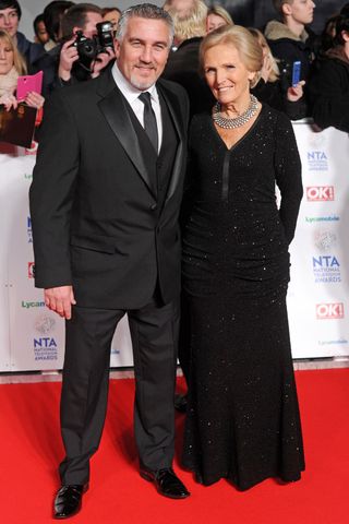 Paul Hollywood And Mary Berry Turn Out For The National Television Awards, 2014