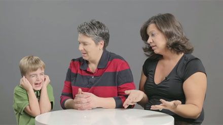 Parents explain sex to their kids