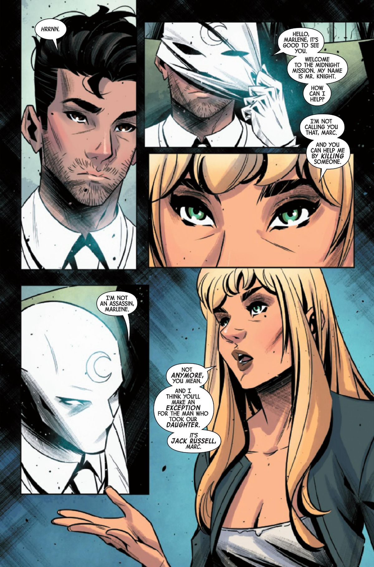 Moon Knight Annual #1 page