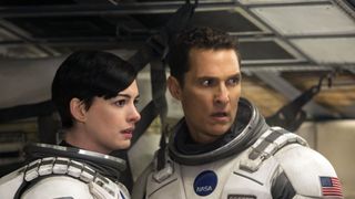 Anne Hathaway and Matthew McConaughey in Interstellar