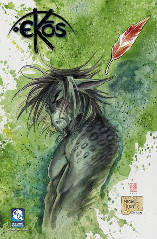 David Mack's cover for Ekos #1.