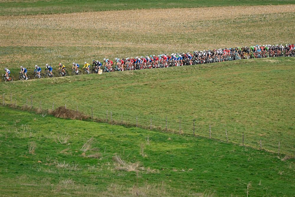 Scenery along the route of stage 5 at Paris-Nice