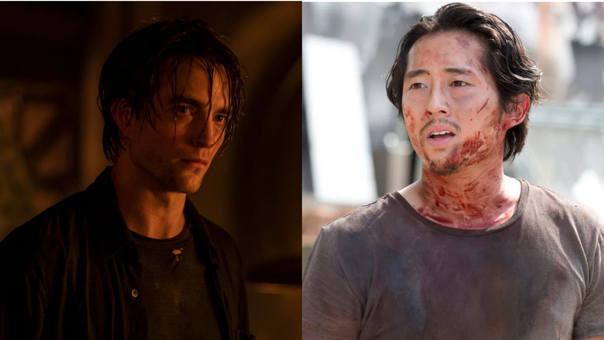 Robert Pattinson and Steven Yeun, stars of Mickey7