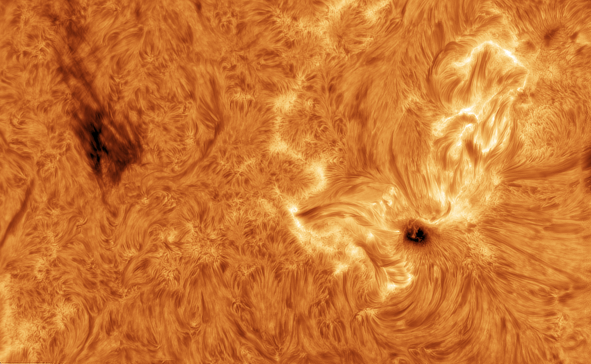 The surface of the sun