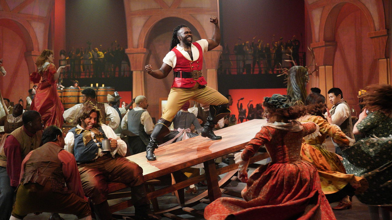 Joshua Henry singing Gaston in Beauty and the Beast: A 30th Celebration