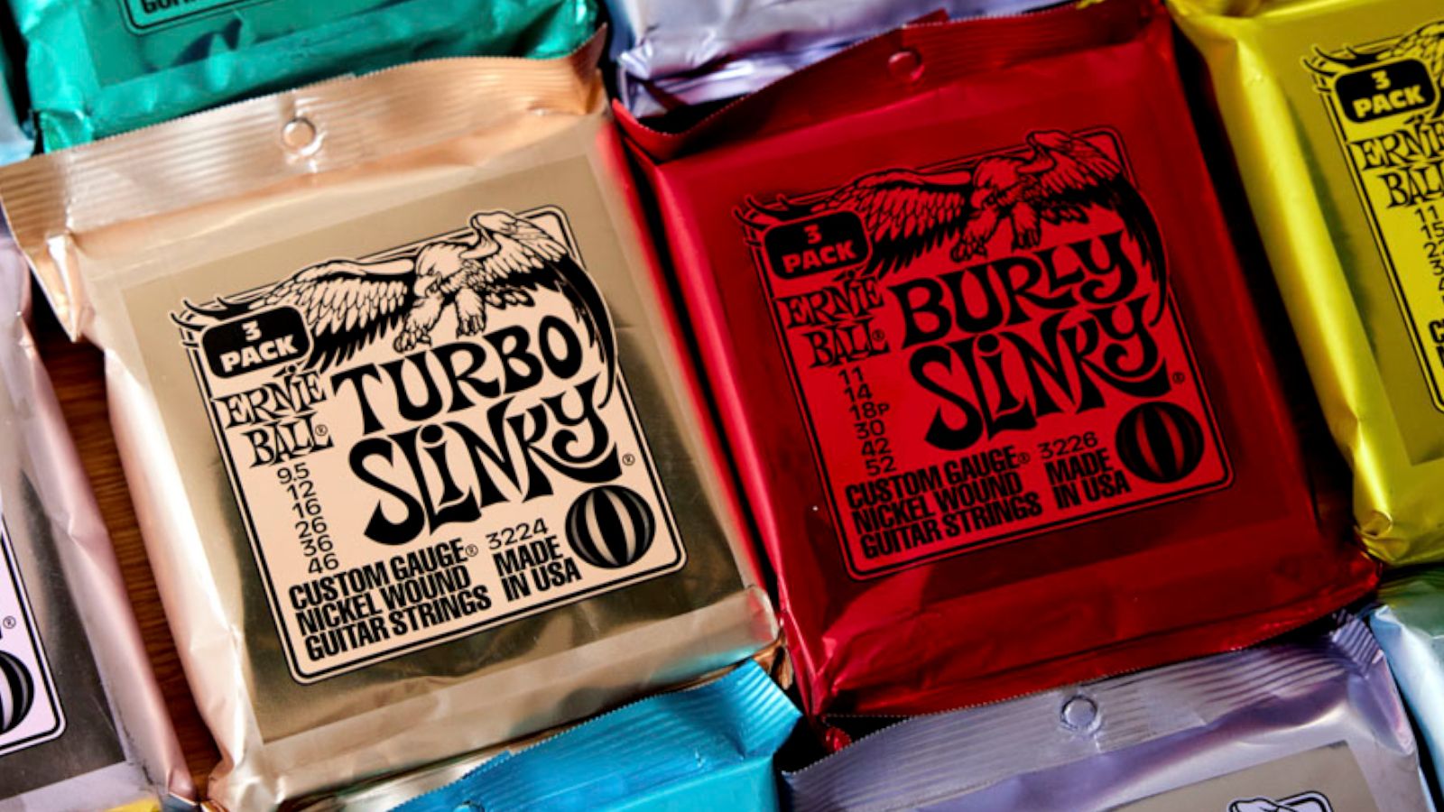 Ernie Ball adds triplepack options to their worldfamous guitar string