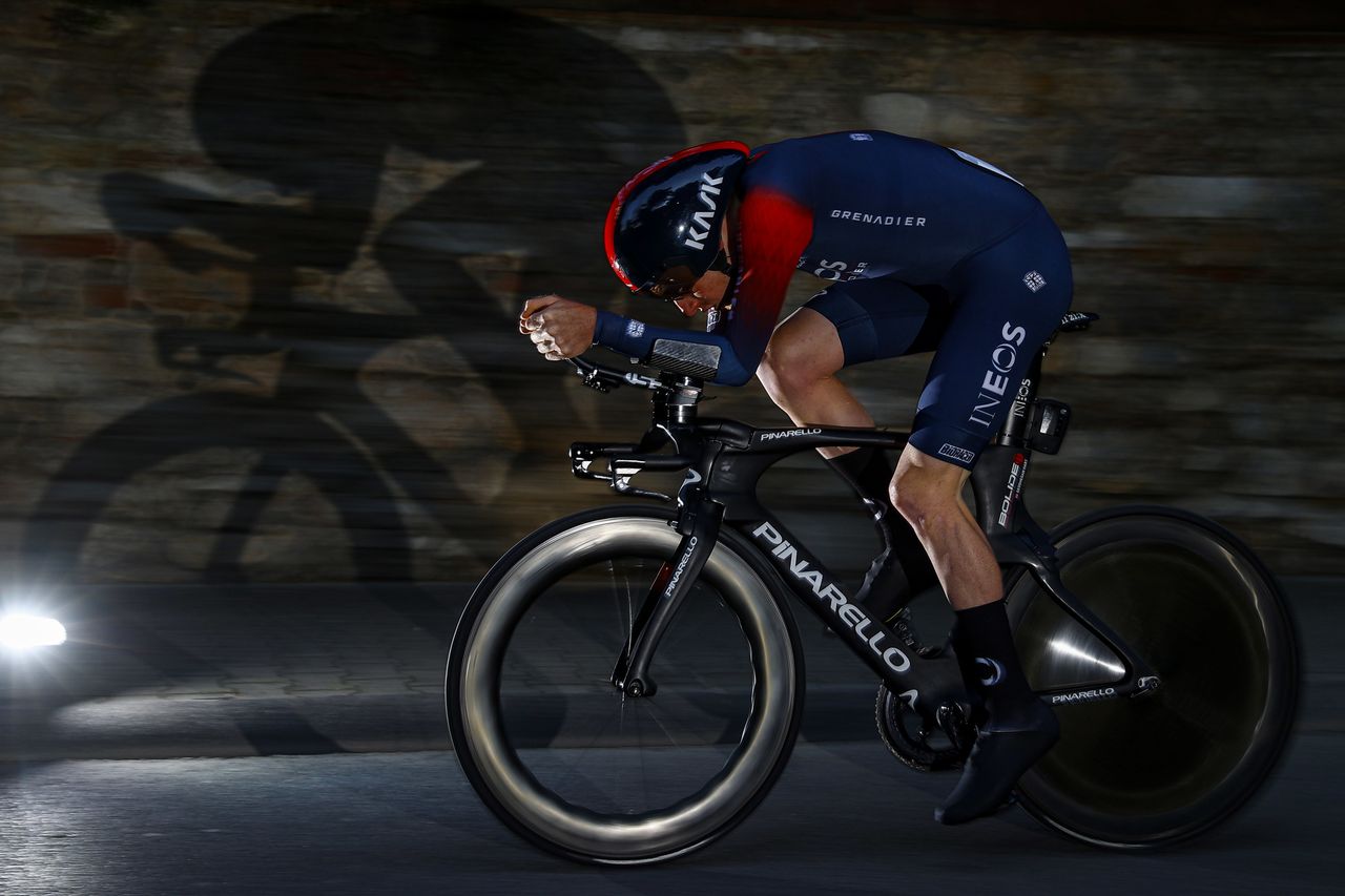 Tirreno Adriatico 2022 - 57th Edition - 1st stage Lido di Camaiore - Lido di Camaiore 13,9 km - 07/03/2022 - Tao Geoghegan Hart (GBR - INEOS Grenadiers) - photo Luca Bettini/SprintCyclingAgency&Acirc;&copy;2022