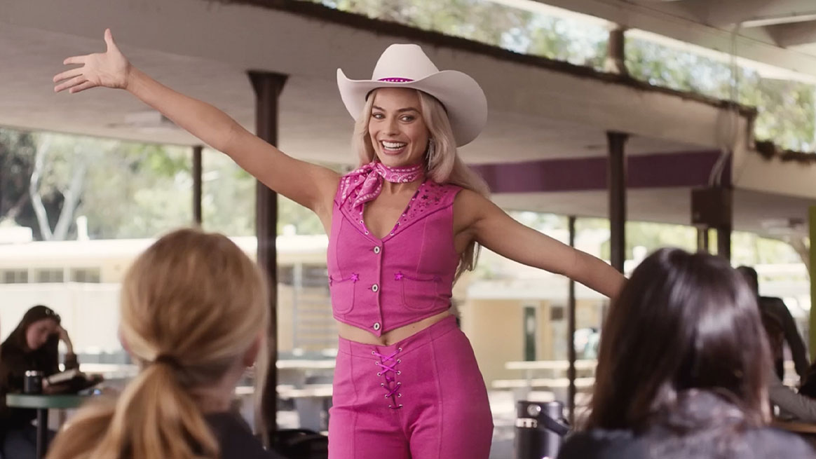 Barbie in a cowboy hat