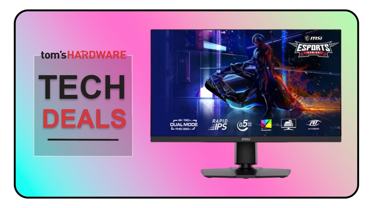 This £249 MSI gaming monitor unlocks 4K on a budget — save £100 on this dual-mode display with up to 320Hz refresh rate