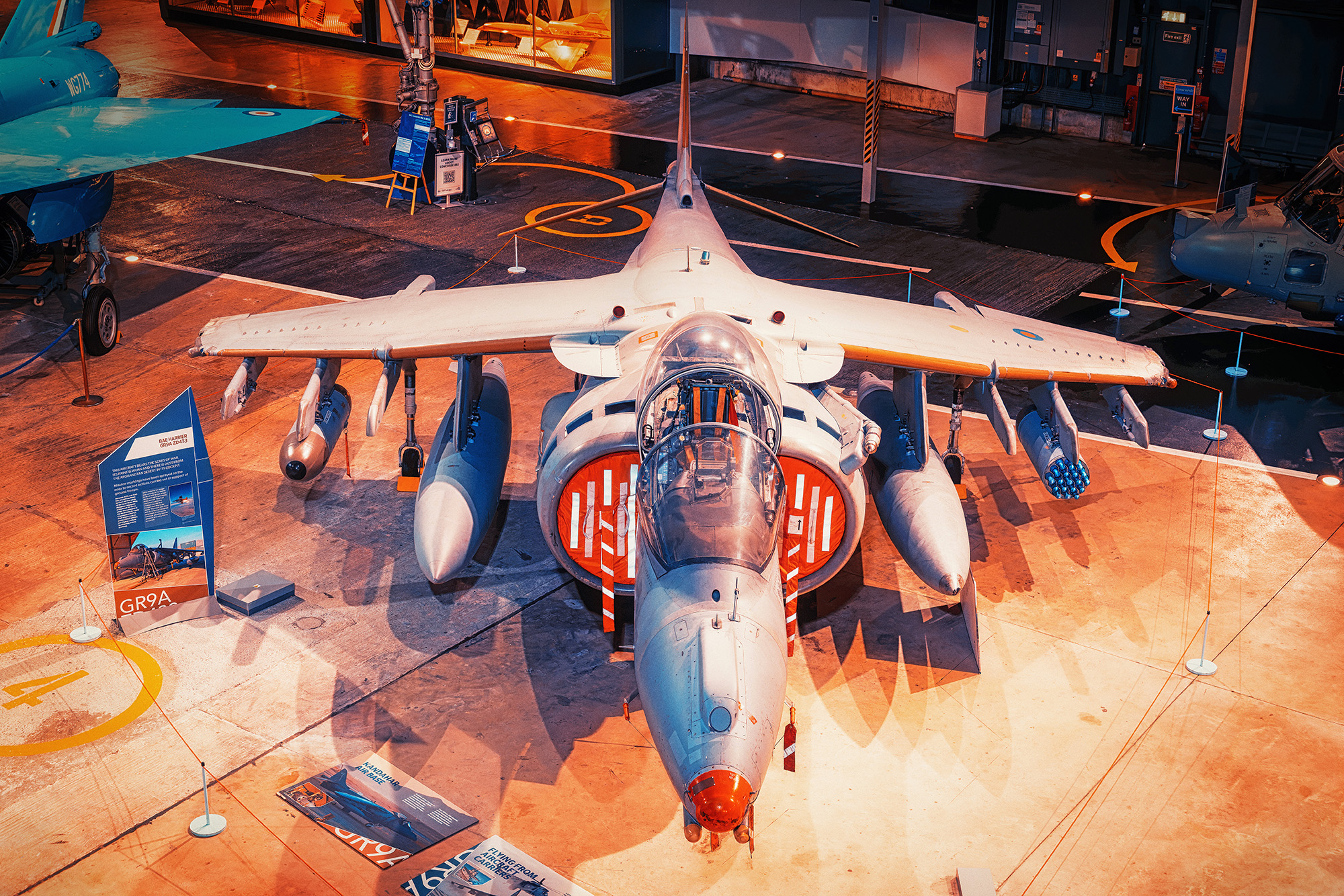 Shooting aircraft indoors presents numerous challenges