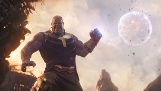 Josh Brolin as Thanos in the Avengers Infinity War movie.