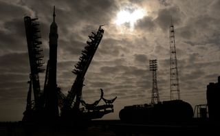 Expedition 39 Soyuz Rollout 