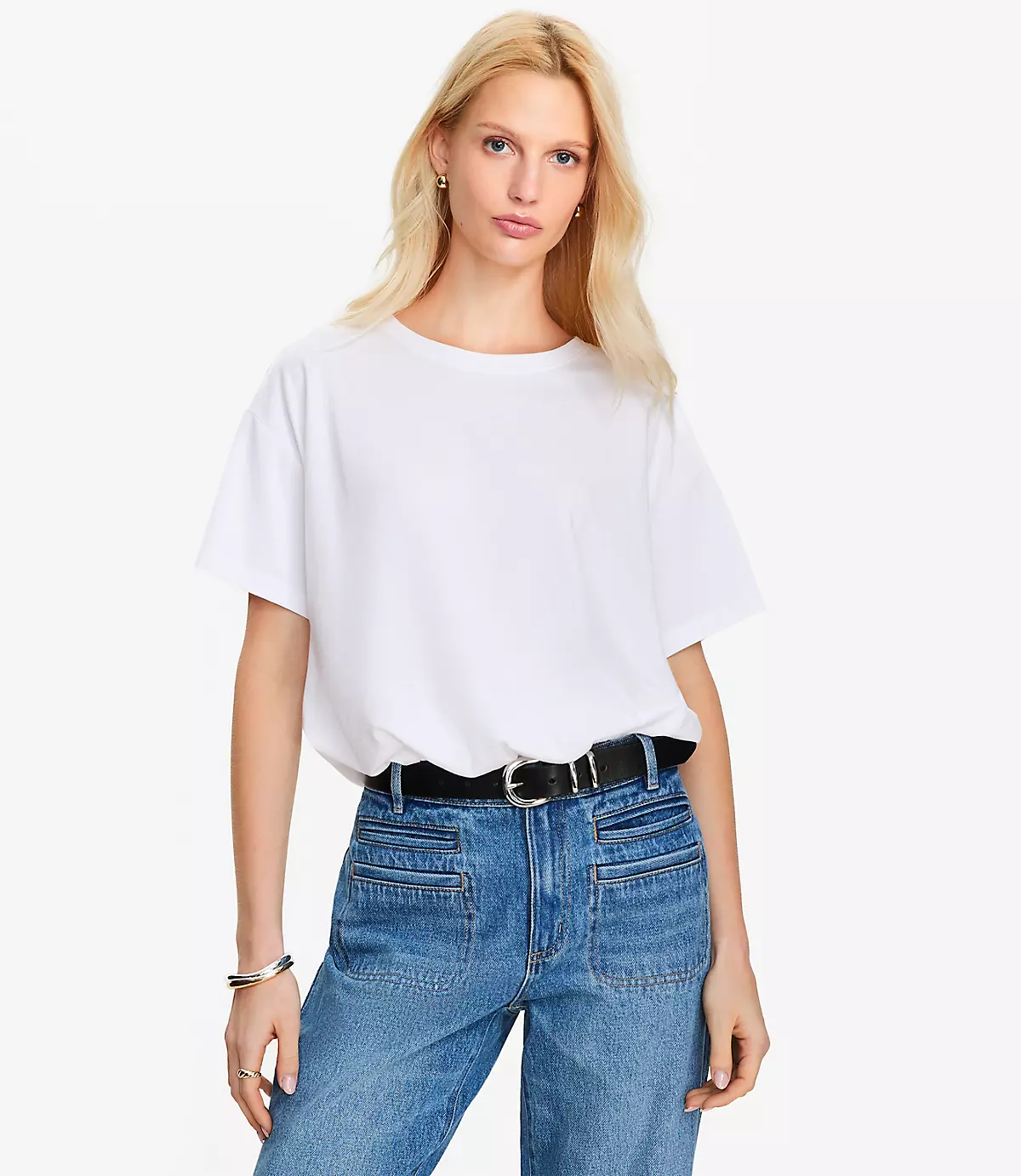 loft, Bubble Hem Tee