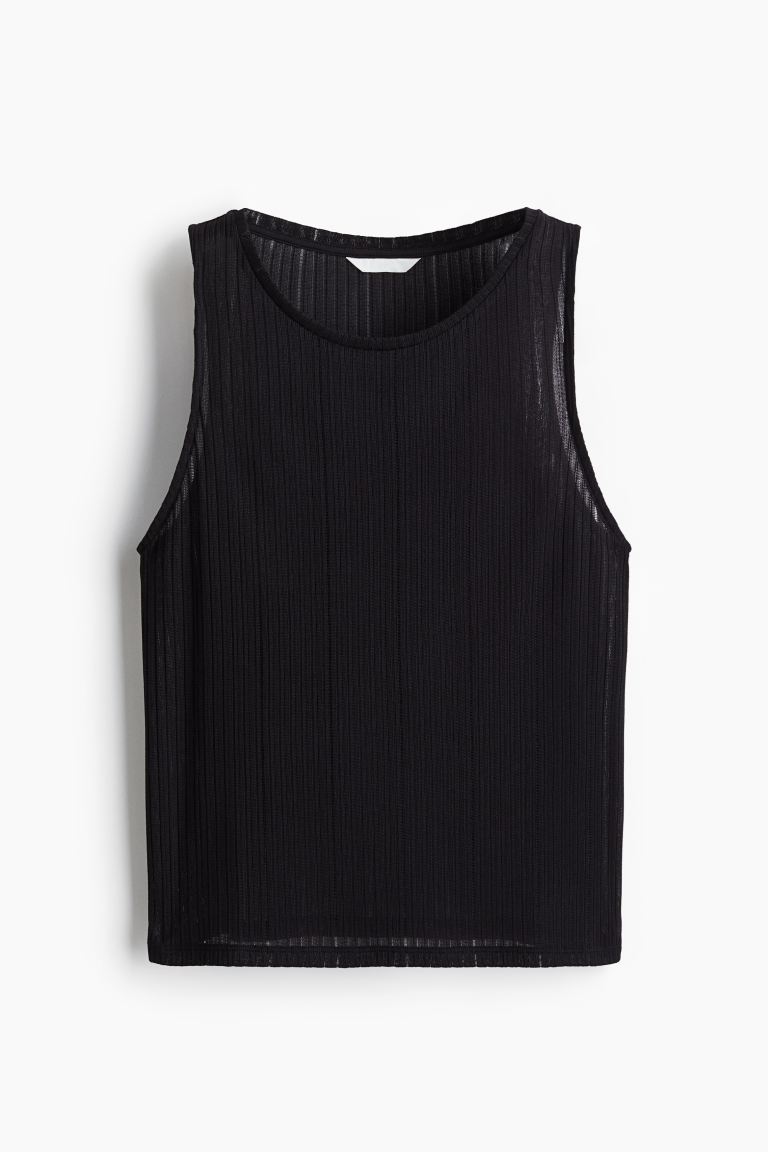 Rib-Knit Vest Top