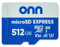 ONN microSD Express 512GBAvailable at Walmart for $65