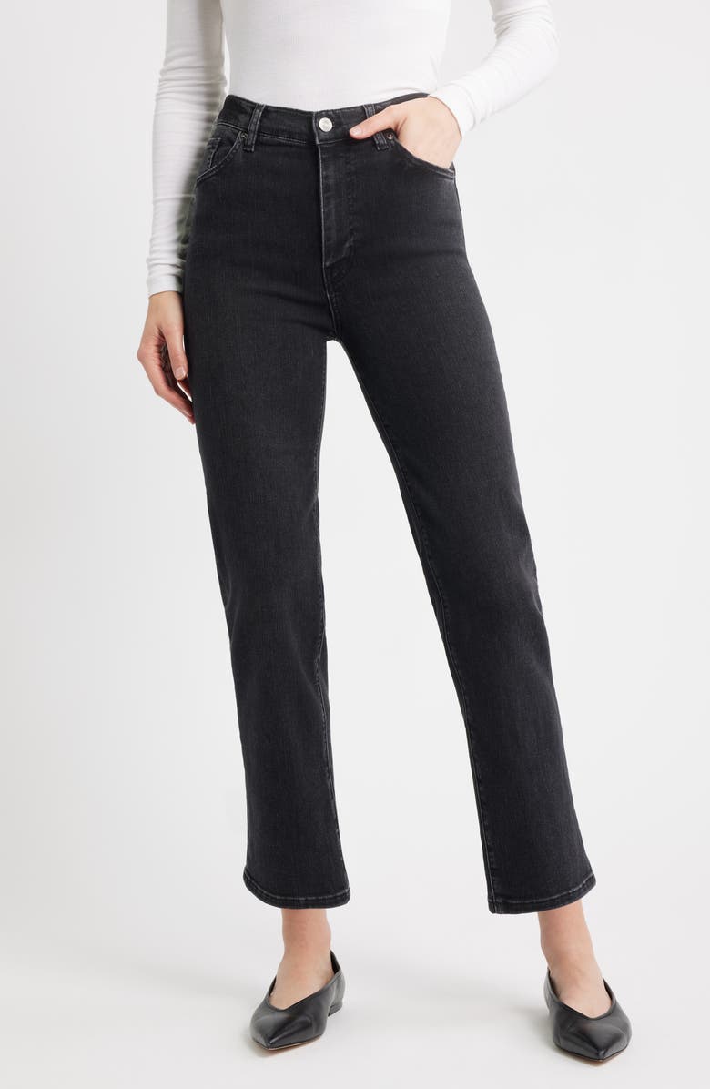 Le Sleek High Waist Ankle Straight Leg Jeans