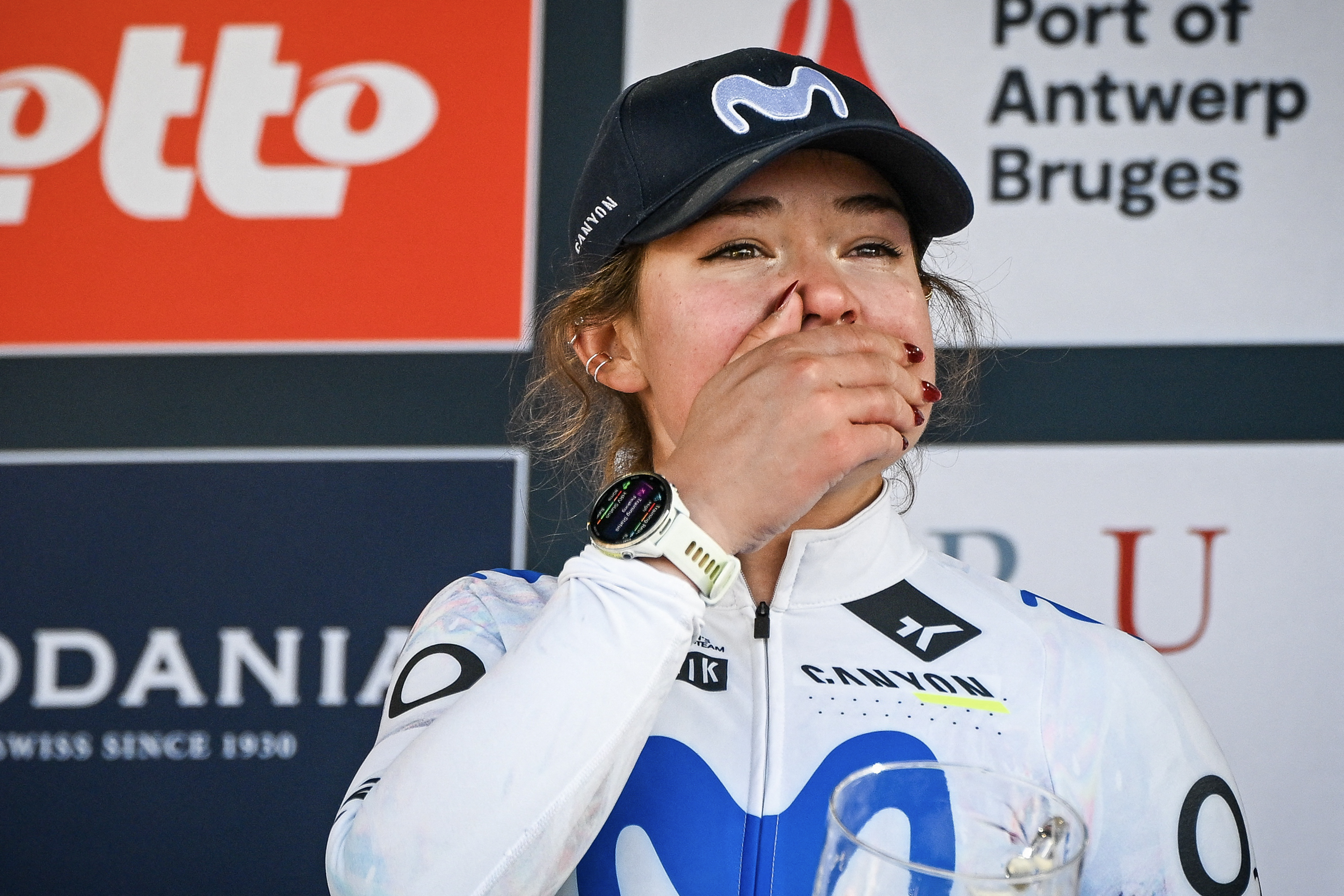 Carys Lloyd at the Ronde van Brugge