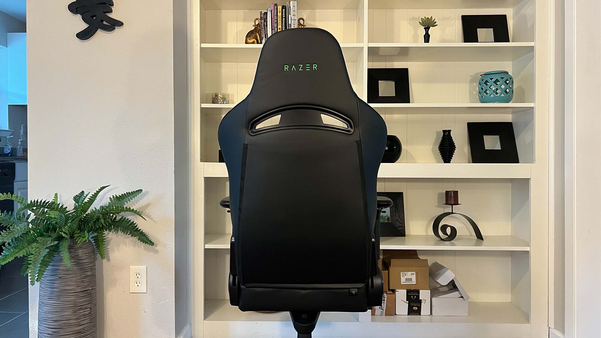 A Razer Enki in a living room