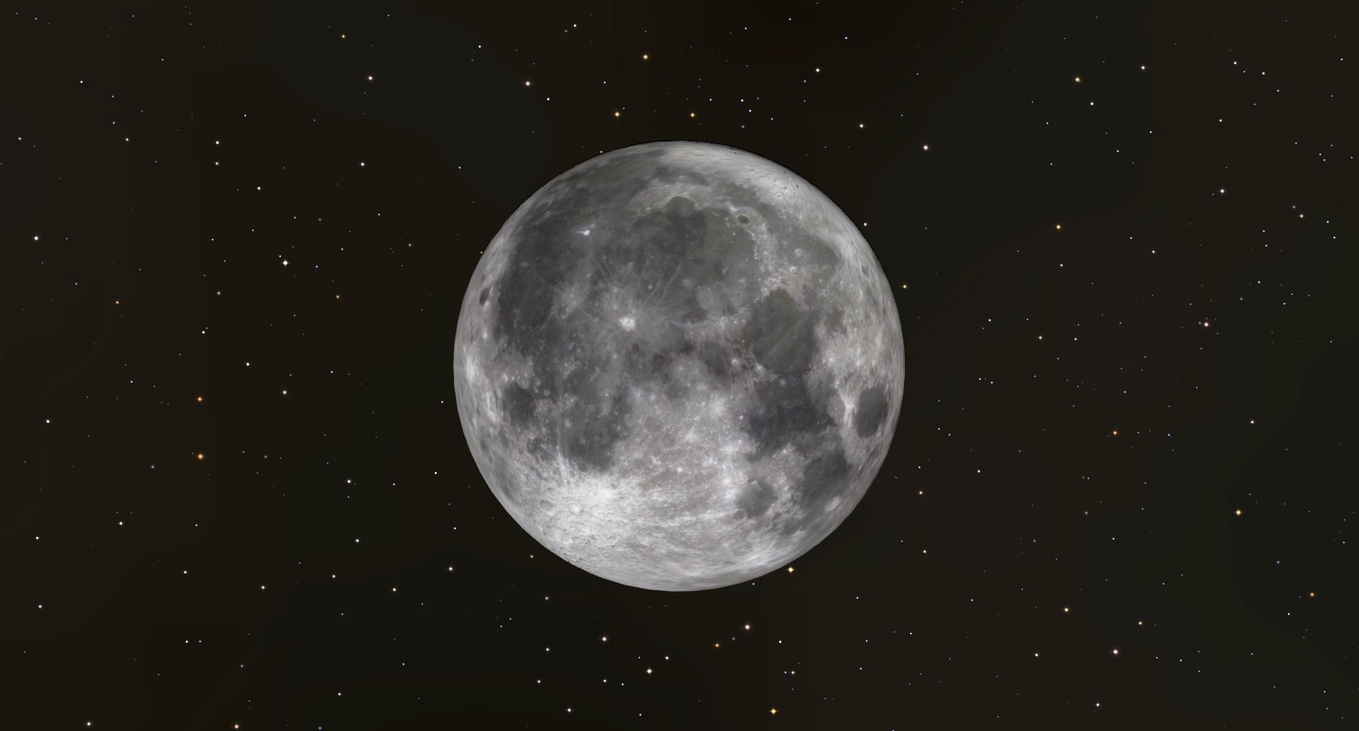 Night sky graphic showing a Full Strawberry Moon.