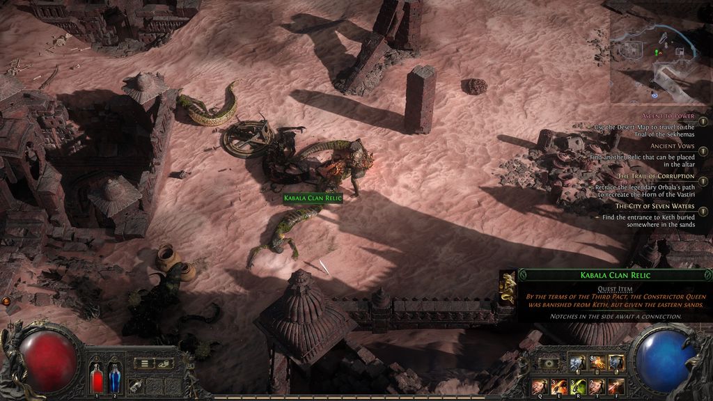 Path of Exile 2 Ancient Vows How to use the Sun Clan Relic and Kabala Clan Relic PC Gamer