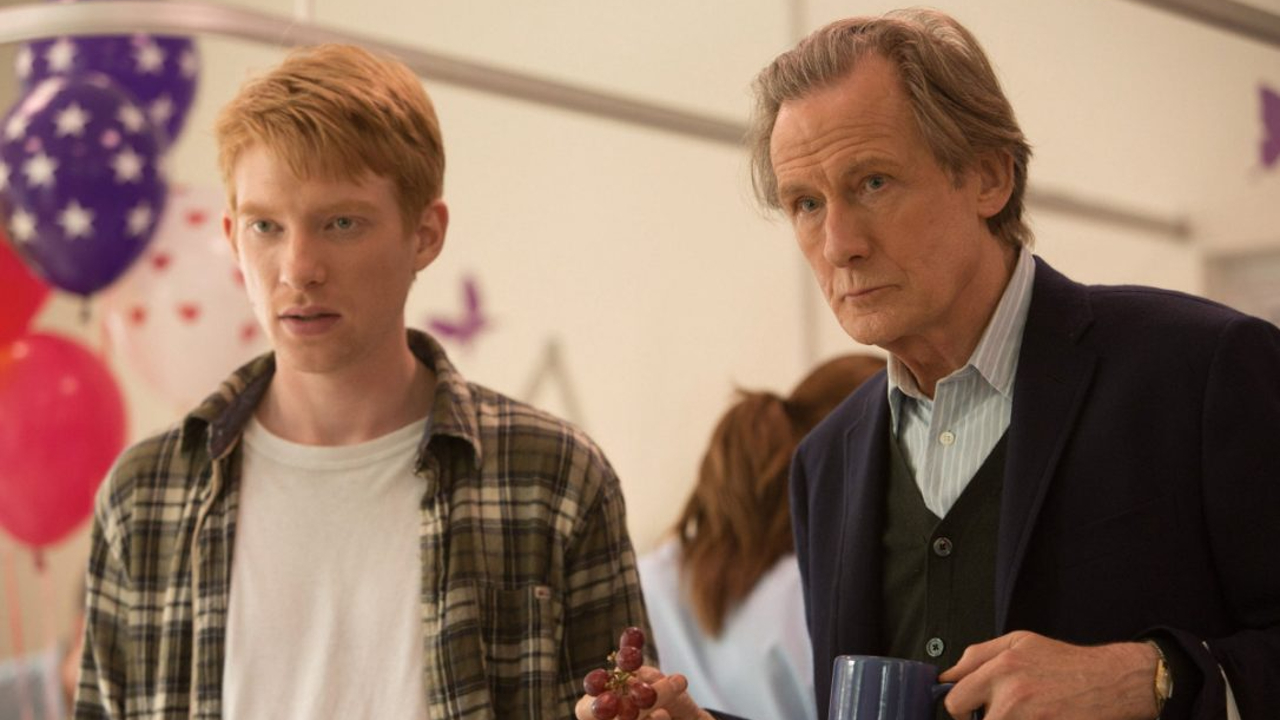 Domhnall Gleeson and Bill Nighy in It's About Time