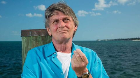 A press shot of Mike Oldfield in 2016