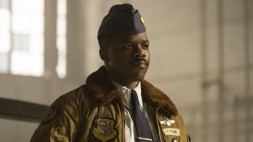 Leroy Hanlon in military uniform on base in IT: Welcome to Derry series premiere