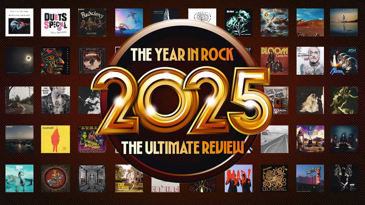The covers of the 50 best rockl albums of 2025