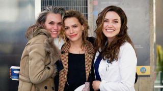 Good Sam BTS Sophia Bush Hilarie Burton Bethany Joy Lenz