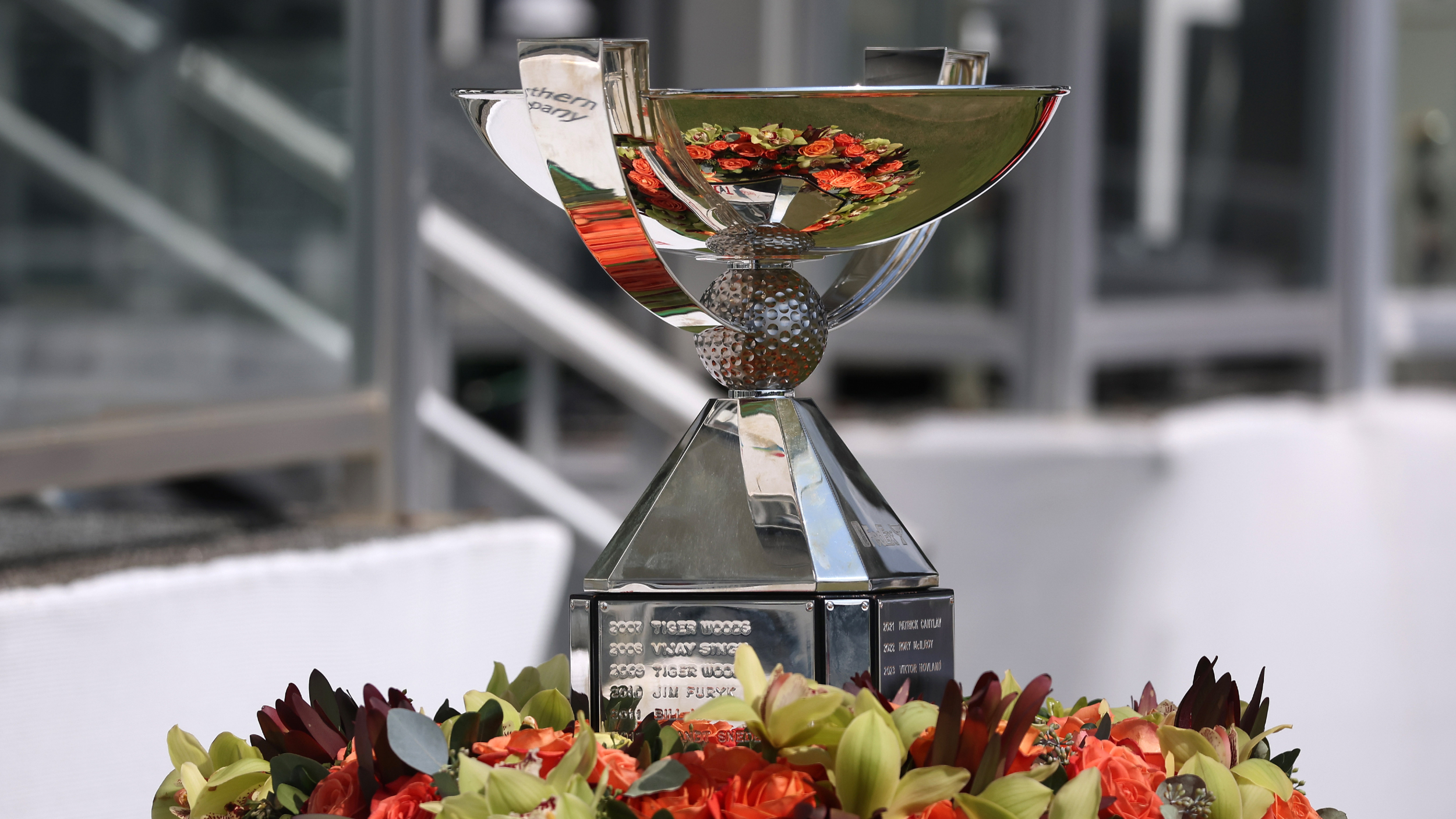 The FedExCup trophy
