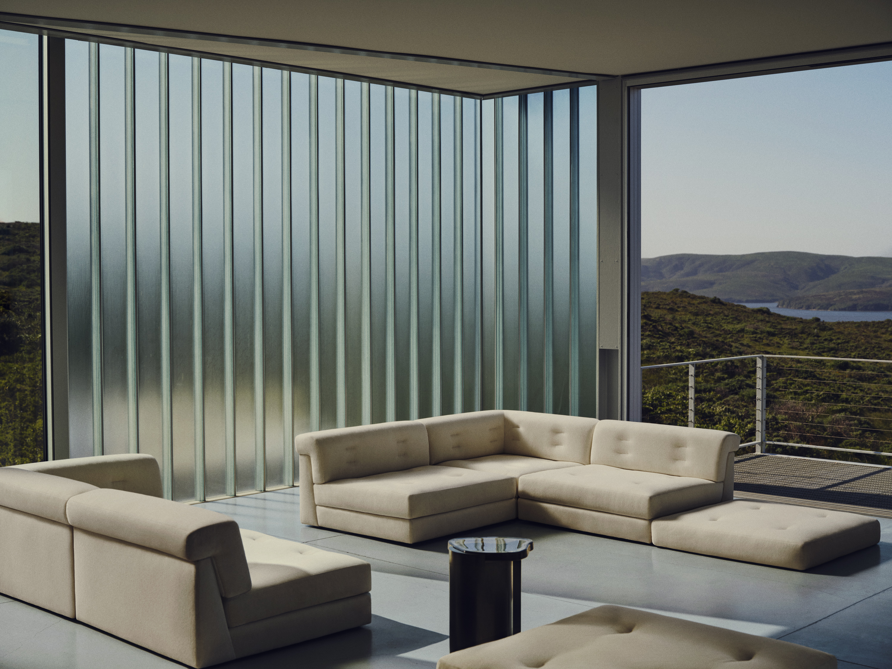 Maiden Home furniture inside a modernist home