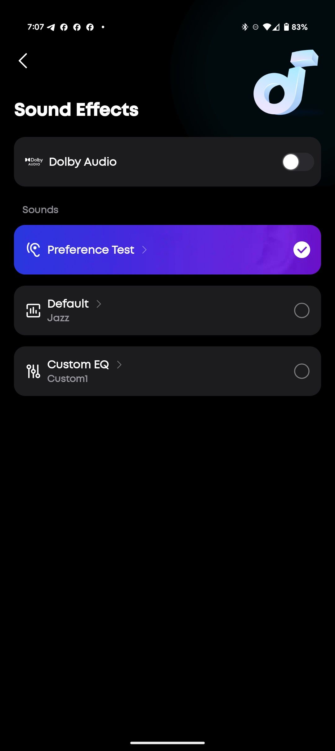 Soundcore Liberty 5 app settings Preference Test