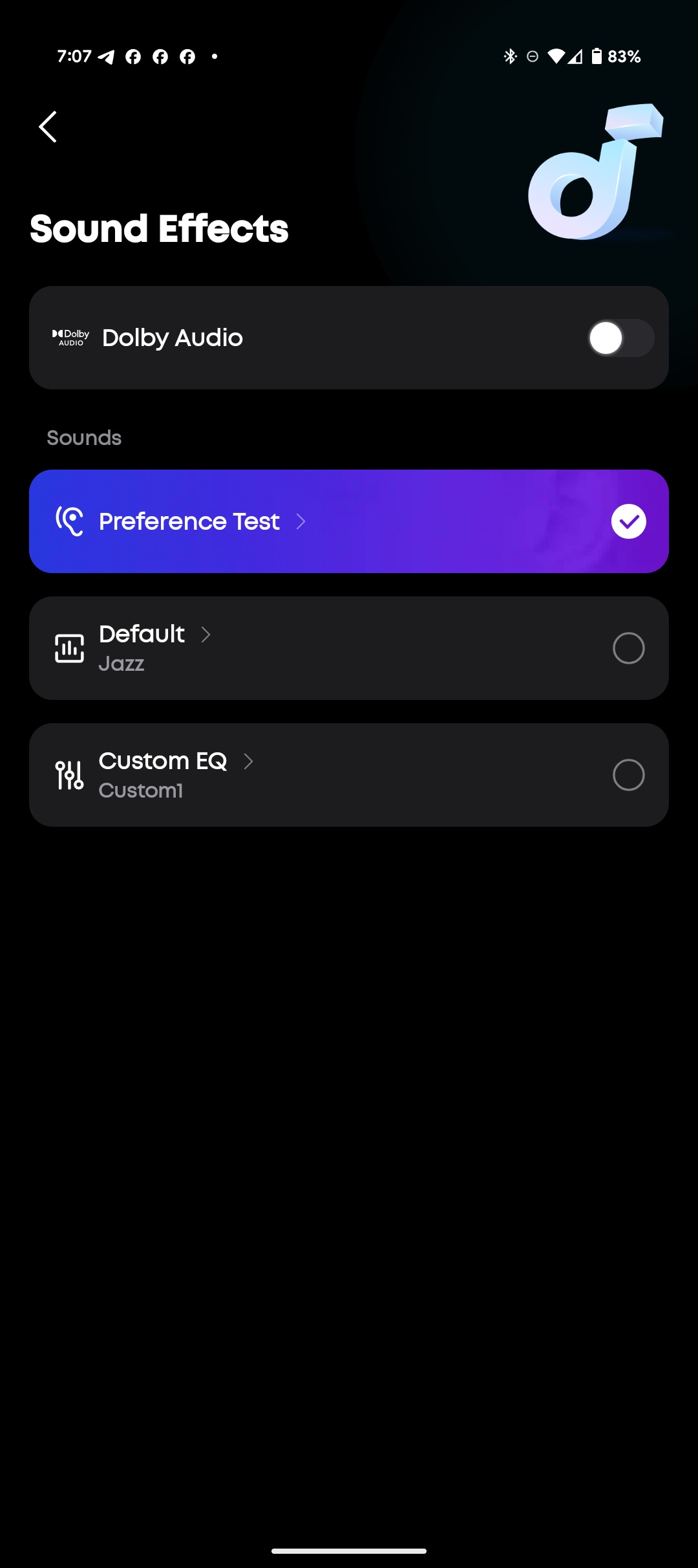 Soundcore Liberty 5 app settings Preference Test