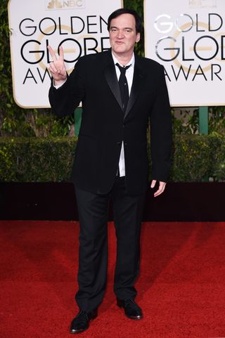 Quentin Tarantino at the Golden Globes 2016