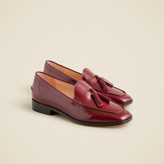 Maison tassel loafers in Italian leather