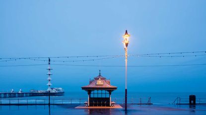 Street furniture book: photo of a seaside shelter on the seafront in Blackpool