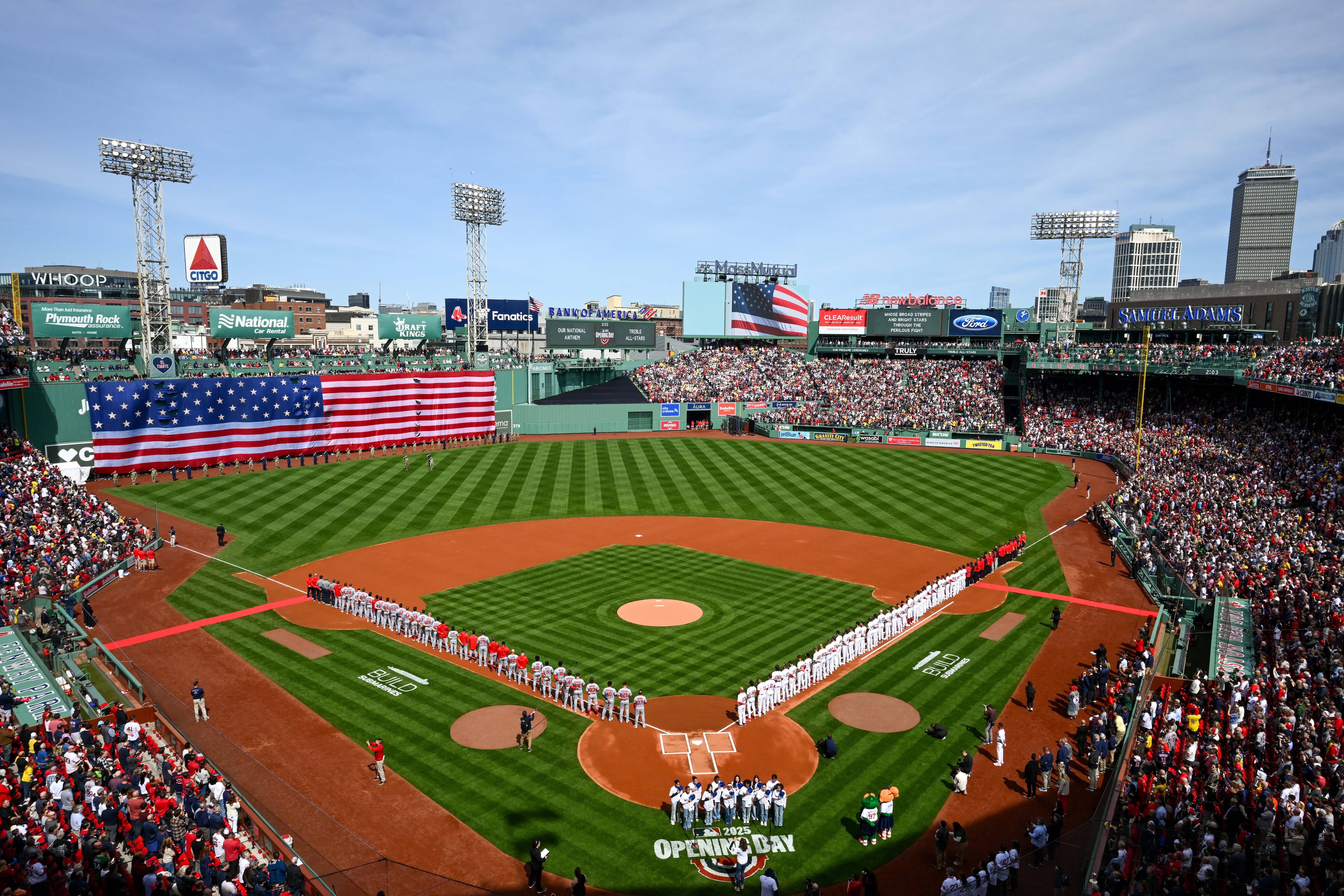 Fenway Park in Boston during 2025's Opening Day