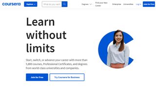 Coursera website screenshot