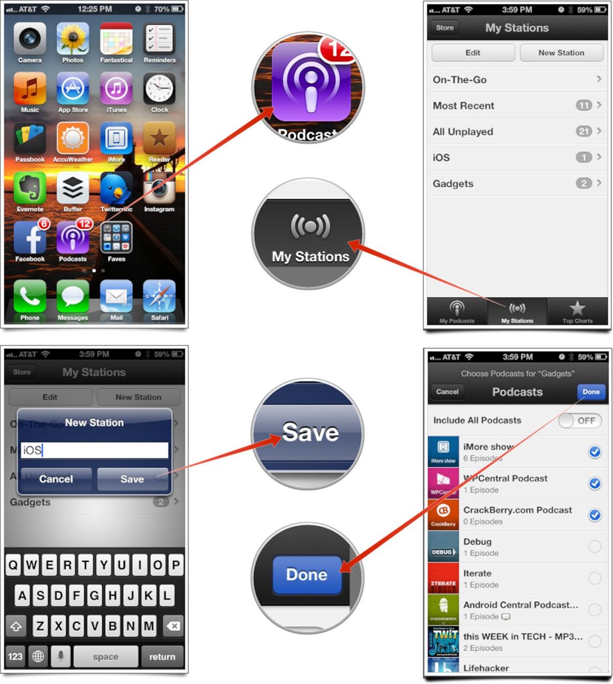 How To Create Your Own Stations In The Podcasts App For IPhone And IPad ...