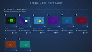 Steam Deck virtual keyboard themes
