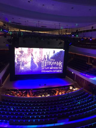 Zaryadye Concert Hall uses Christie for "The Nutcracker and the Four Realms" premiere