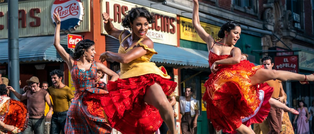 Anita (Ariana DeBose) dancing in West Side Story