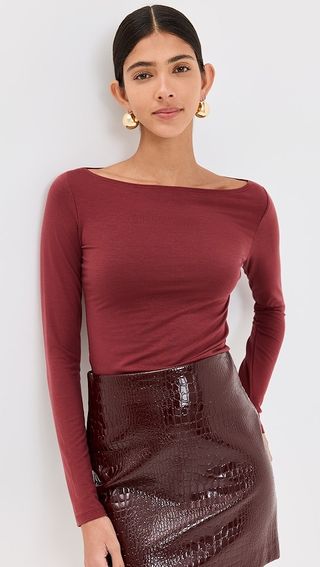 Reformation Wiley Knit Top