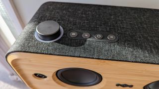 House of Marley Get Together 2 XL review: speaker control panel from the top