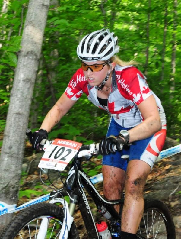 Kristina LaForge with a large lead.
