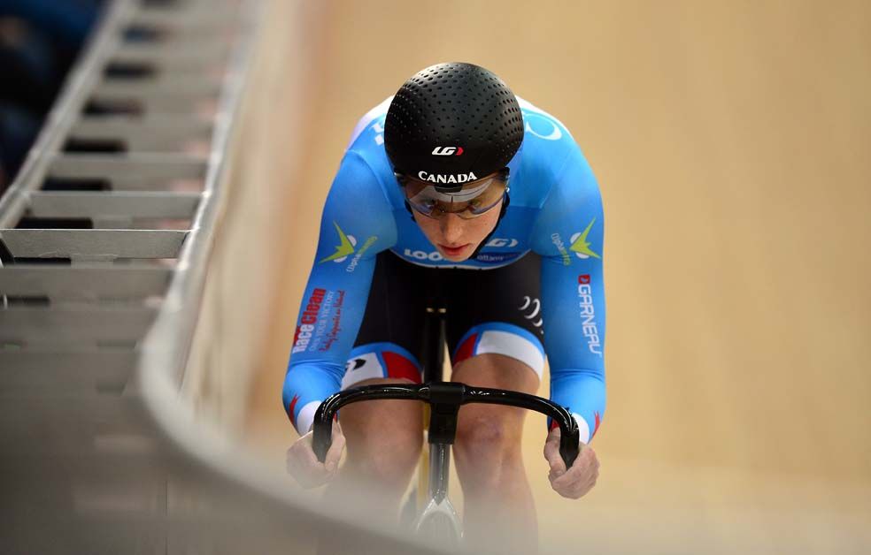 Allison Beveridge won the flying lap